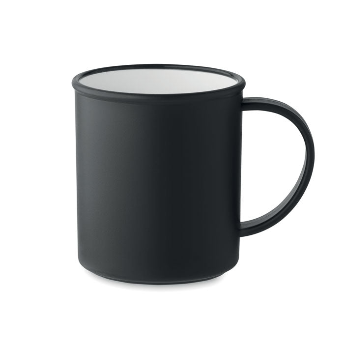 Branded Reusable Vintage Mug in Black