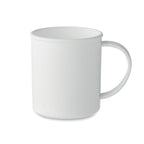 Branded Reusable Vintage Mug in White