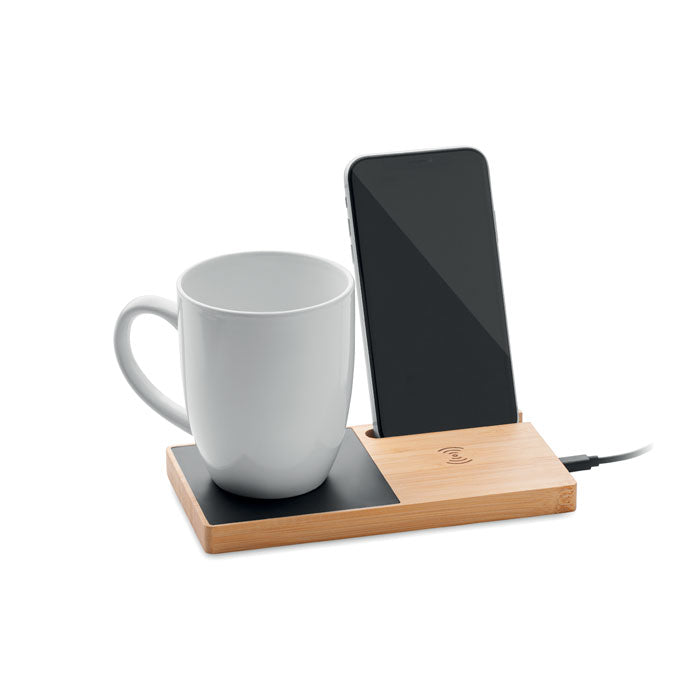 Branded Wireless Charger and Mug Warmer without branding