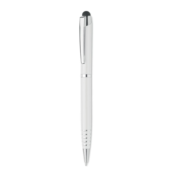 Branded recycled aluminium twist stylus pen