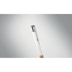 Branded Aluminium Push Button Pen with Cork Grip without branding