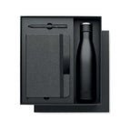 Branded Notebook, Pen and Bottle Gift Set without branding