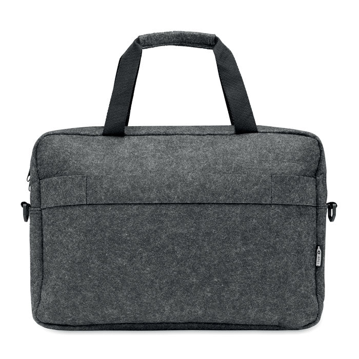 Branded 15 Inch RPET Felt Laptop Bag without branding