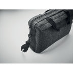 Branded 15 Inch RPET Felt Laptop Bag in use