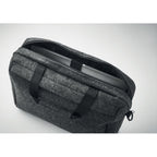 Branded 15 Inch RPET Felt Laptop Bag in use