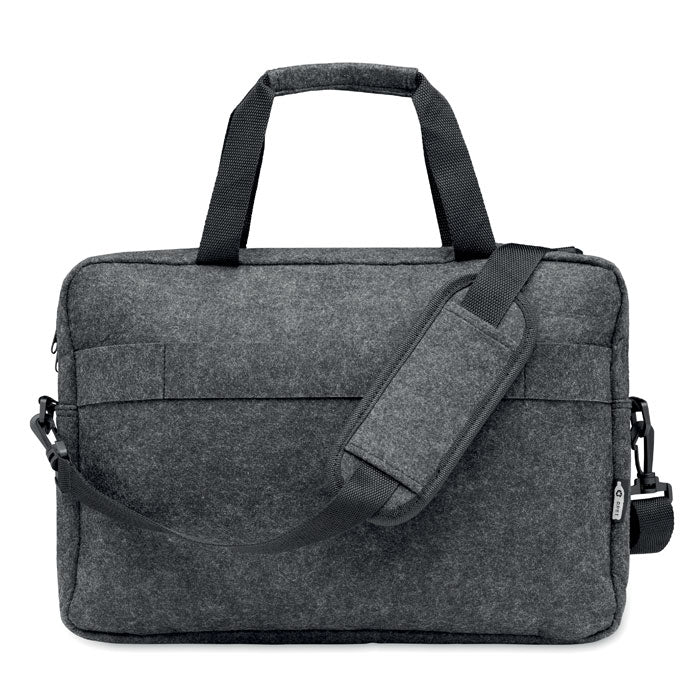 Branded 15 Inch RPET Felt Laptop Bag without branding