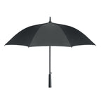 Branded 23 Inch Auto Open Windproof Umbrella in Black