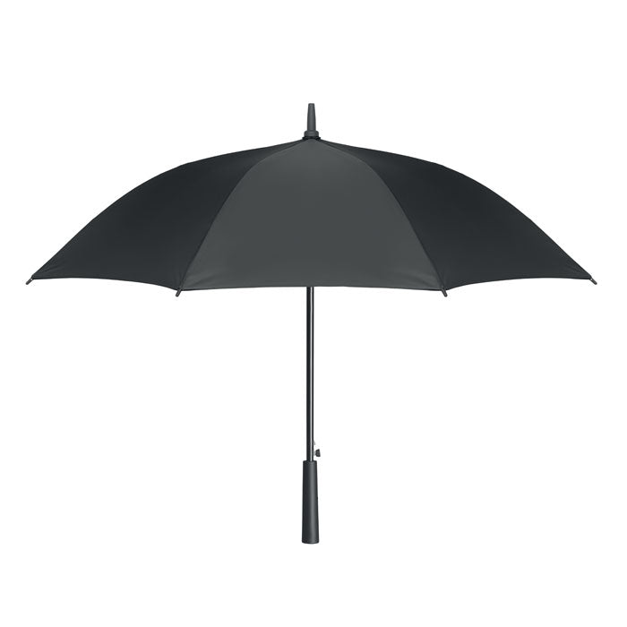 Branded 23 Inch Auto Open Windproof Umbrella in Black