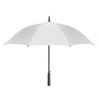 Branded 23 Inch Auto Open Windproof Umbrella in White