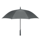 Branded 23 Inch Auto Open Windproof Umbrella in Grey