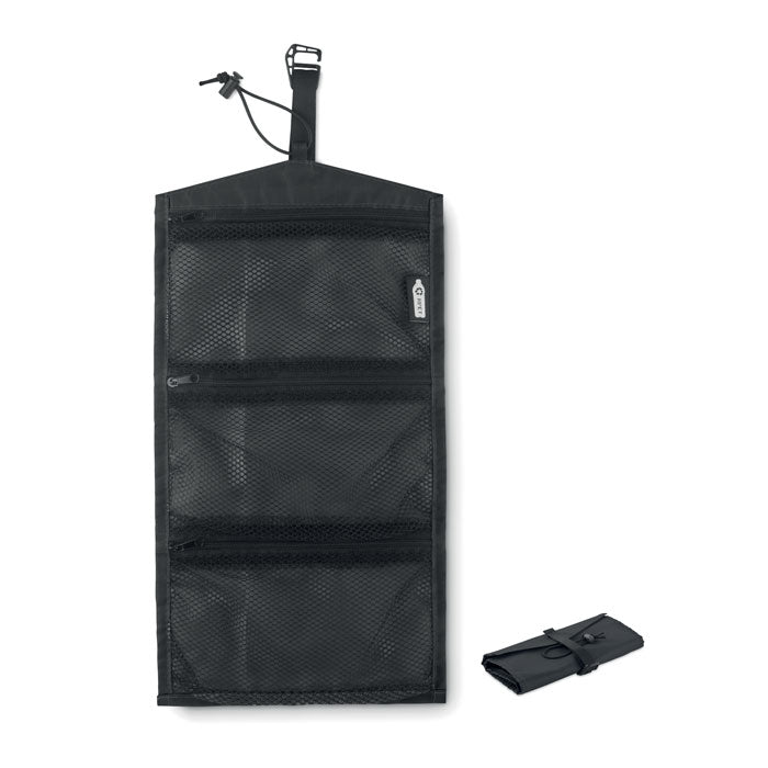 Branded 210RPET Travel Cable Organiser without branding