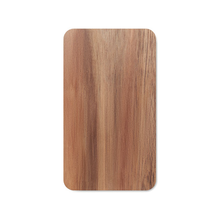 Acacia Wood Wireless Power Bank