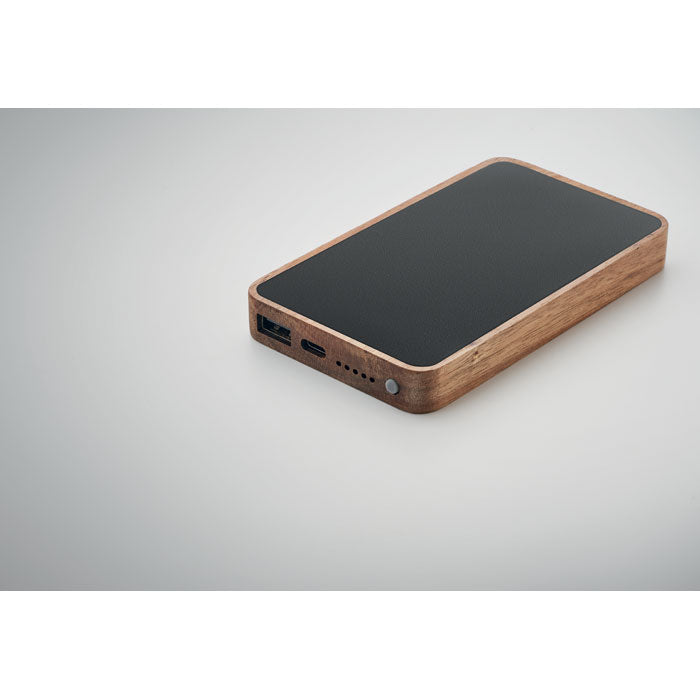 Acacia Wood Wireless Power Bank