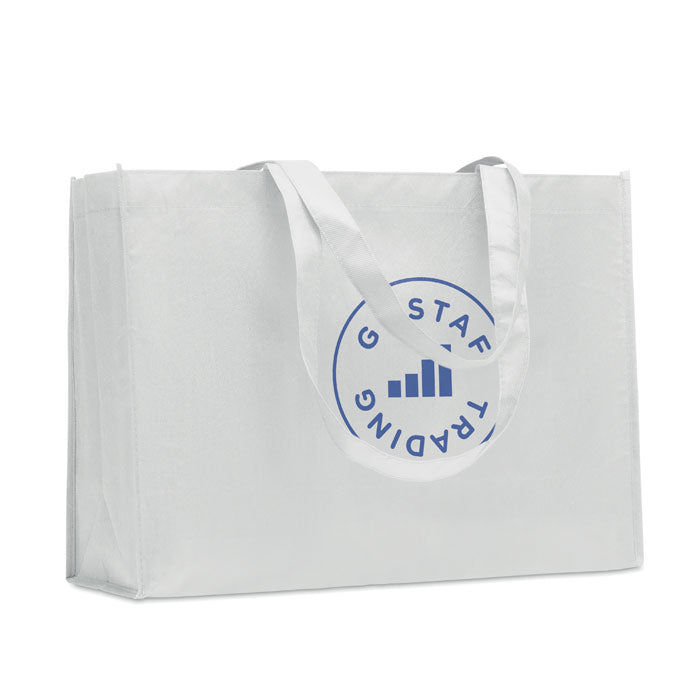 Branded RPET Non-woven Shopping Bag 45 x 16 x 32cm in White