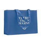 Branded RPET Non-woven Shopping Bag 45 x 16 x 32cm in Blue