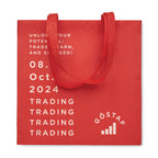Branded RPET Non-woven Shopping Bag 38 x 42cm in Red