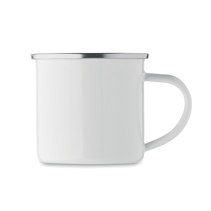 Branded Sublimation Vintage Enamel Mug - 200ml without branding
