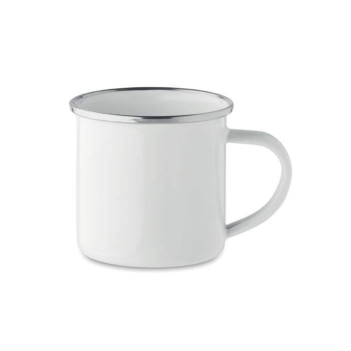 Branded sublimation vintage enamel mug, 200ml