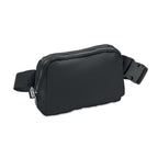 Branded Waist Bag in Black