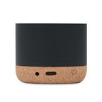 Branded Cork and Aluminium Wireless Speaker without branding