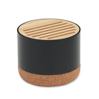 Branded Cork and Aluminium Wireless Speaker