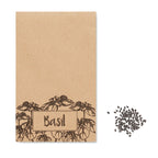 Branded Basil Seeds in Craft Envelope without branding