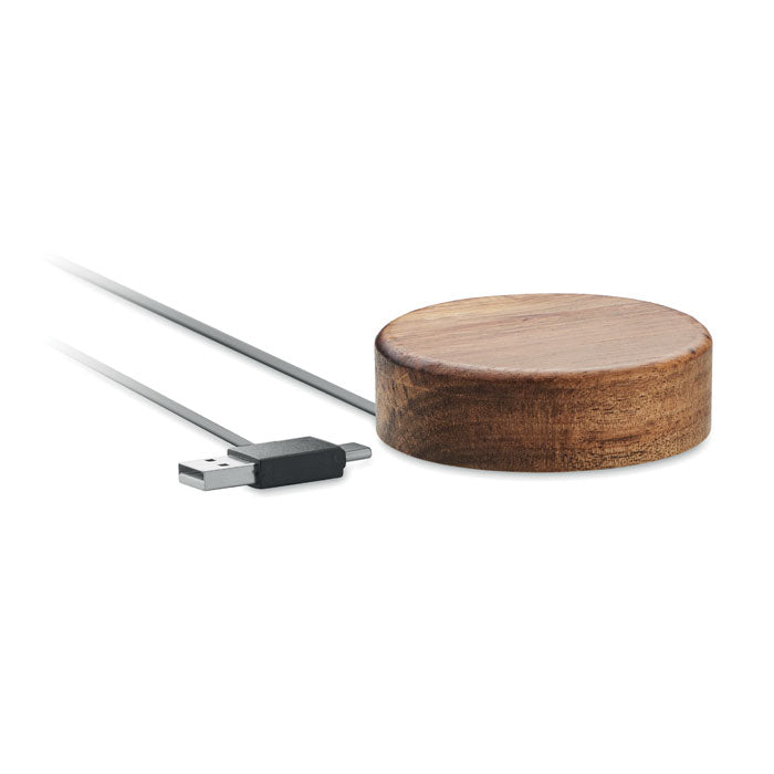 Acacia Wood Wireless Charger