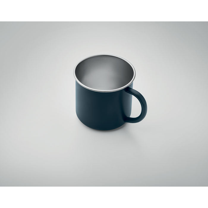 Branded Single Wall Recycled Steel Mug without branding