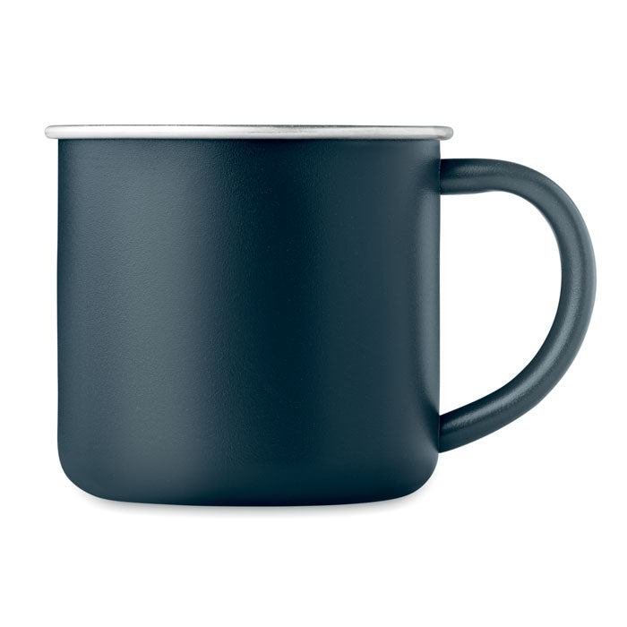 Branded Single Wall Recycled Steel Mug without branding