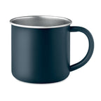 Branded single wall recycled steel mug