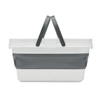 Branded Collapsible Silicone Picnic Basket without branding