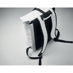 Branded Laptop PU Rolltop Backpack without branding