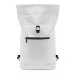 Branded Laptop PU Rolltop Backpack without branding
