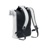 Branded Laptop PU Rolltop Backpack without branding
