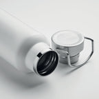 Branded Stainless Steel and Cork Water Bottle