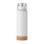 Branded Stainless Steel and Cork Water Bottle without branding