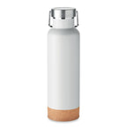 Branded Stainless Steel and Cork Water Bottle