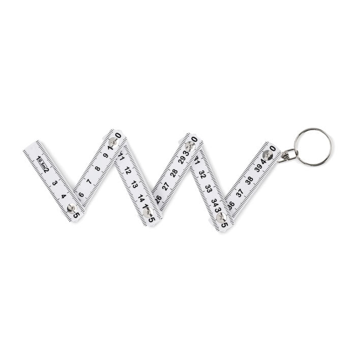 Branded Carpenter's Folding Ruler Key Ring 50cm without branding