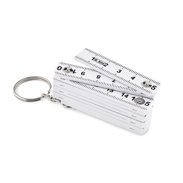 Branded Carpenter's Folding Ruler Key Ring 50cm without branding