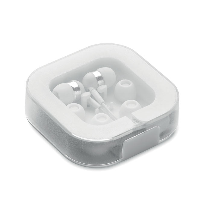 Branded Wired Earphones with Stand without branding