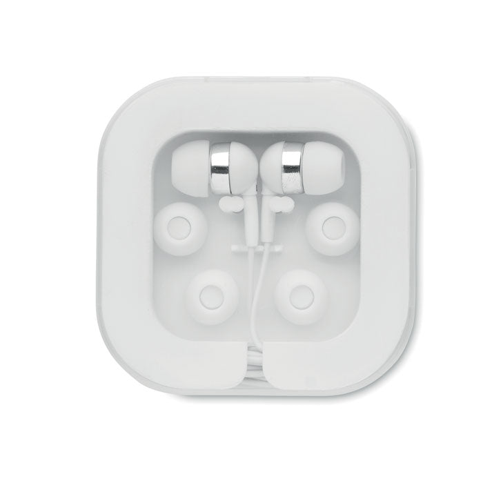 Branded Wired Earphones with Stand without branding