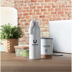 Branded Coloured Water Bottle and Lid