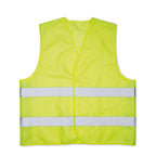 Branded Knitted High Visibility Waistcoat in Yellow