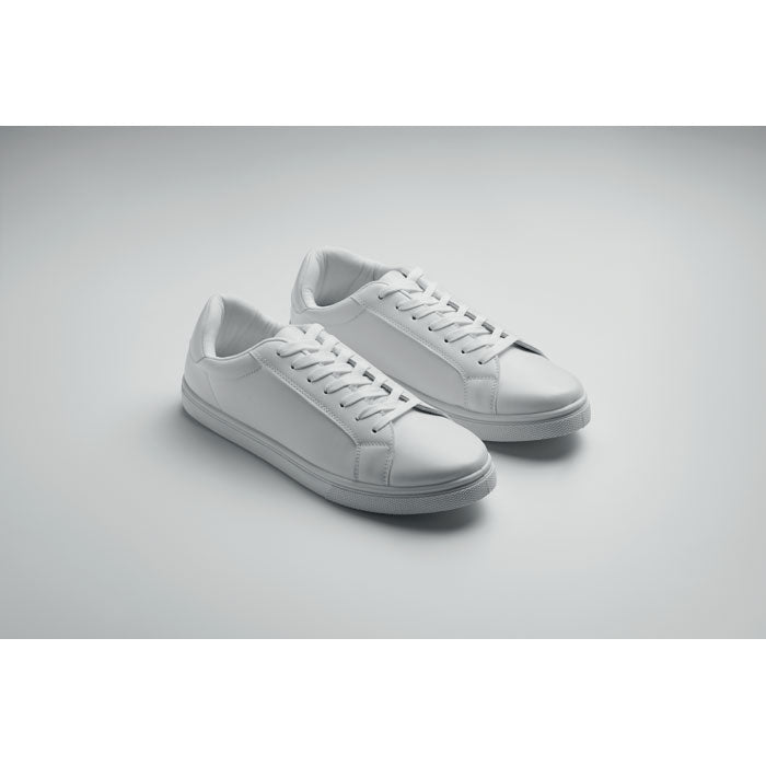 Pu White Trainers