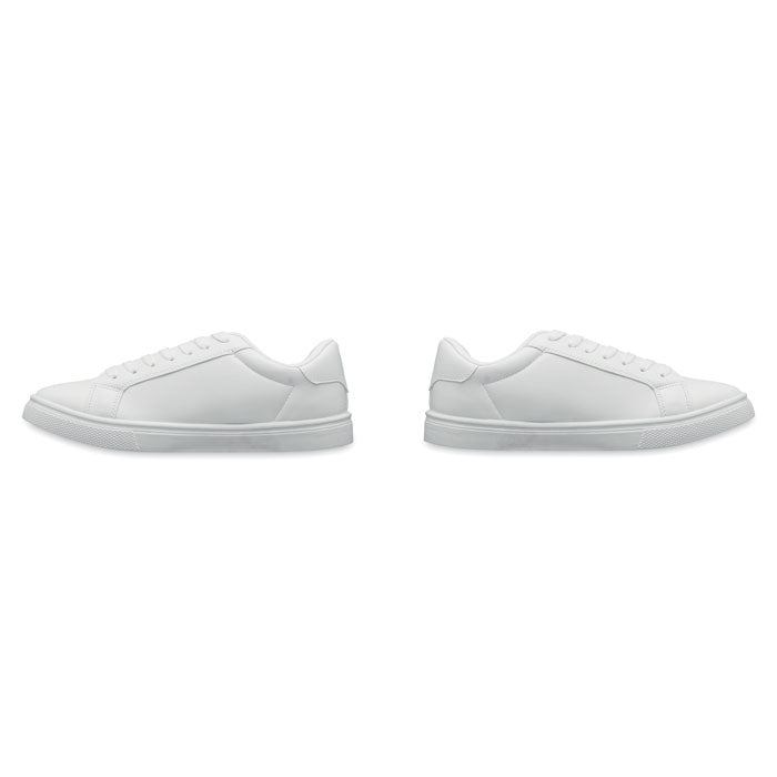 PU White Trainers without branding
