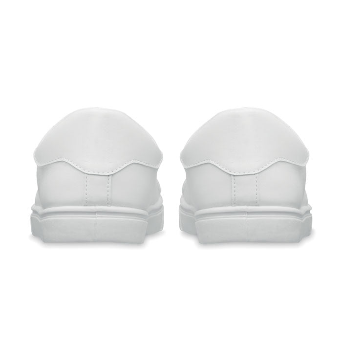 PU White Trainers without branding