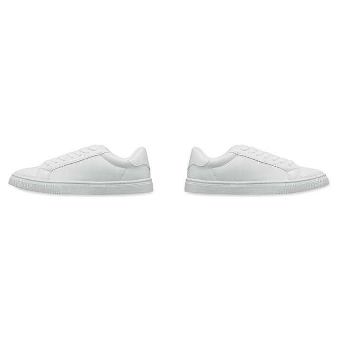 PU White Trainers without branding