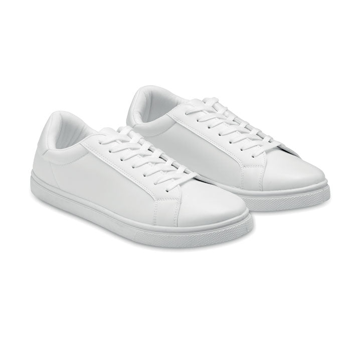 PU White Trainers without branding