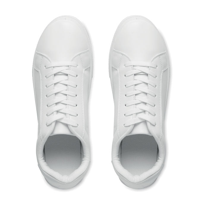 Pu White Trainers