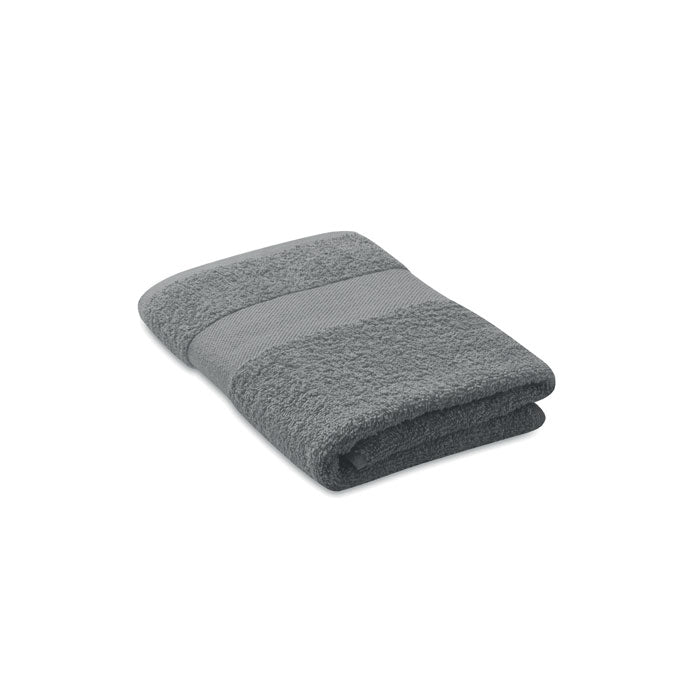 Branded Organic Cotton Terry Towel 50 x 30cm in Grey